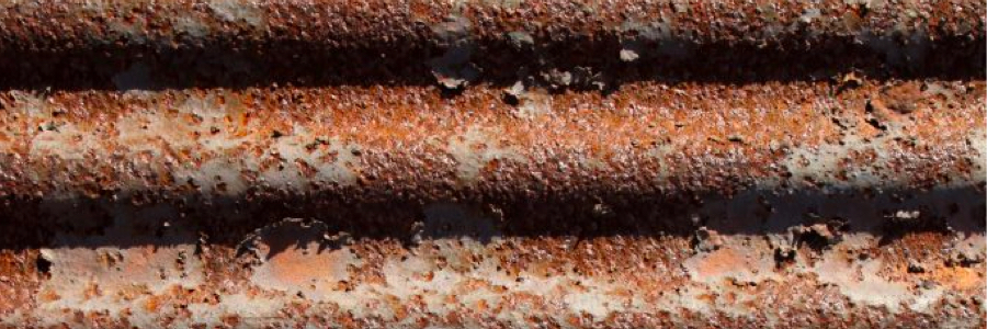 Corrosion build up on exchanger tubulars